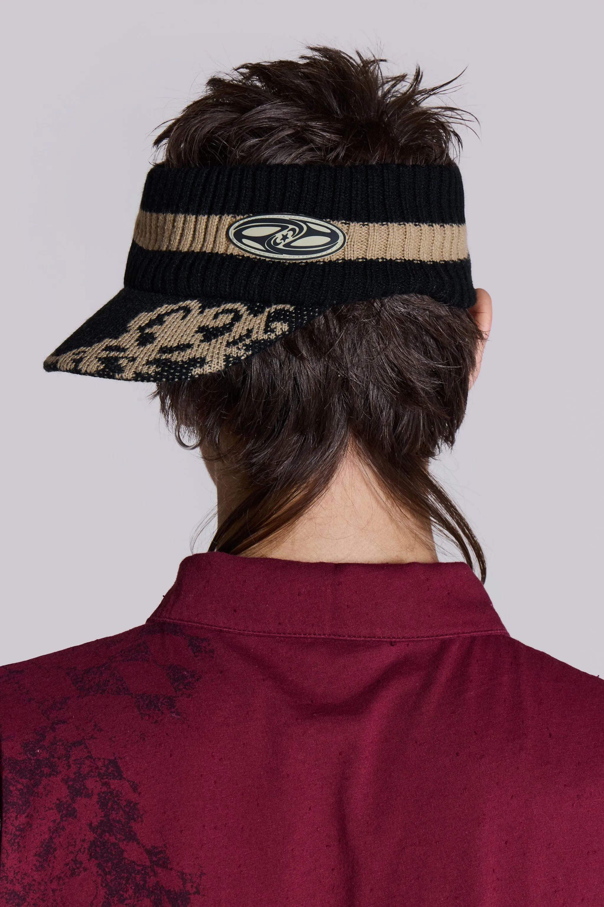 Oskar Knitted Visor sold by Jaded London product image thumbnail 5