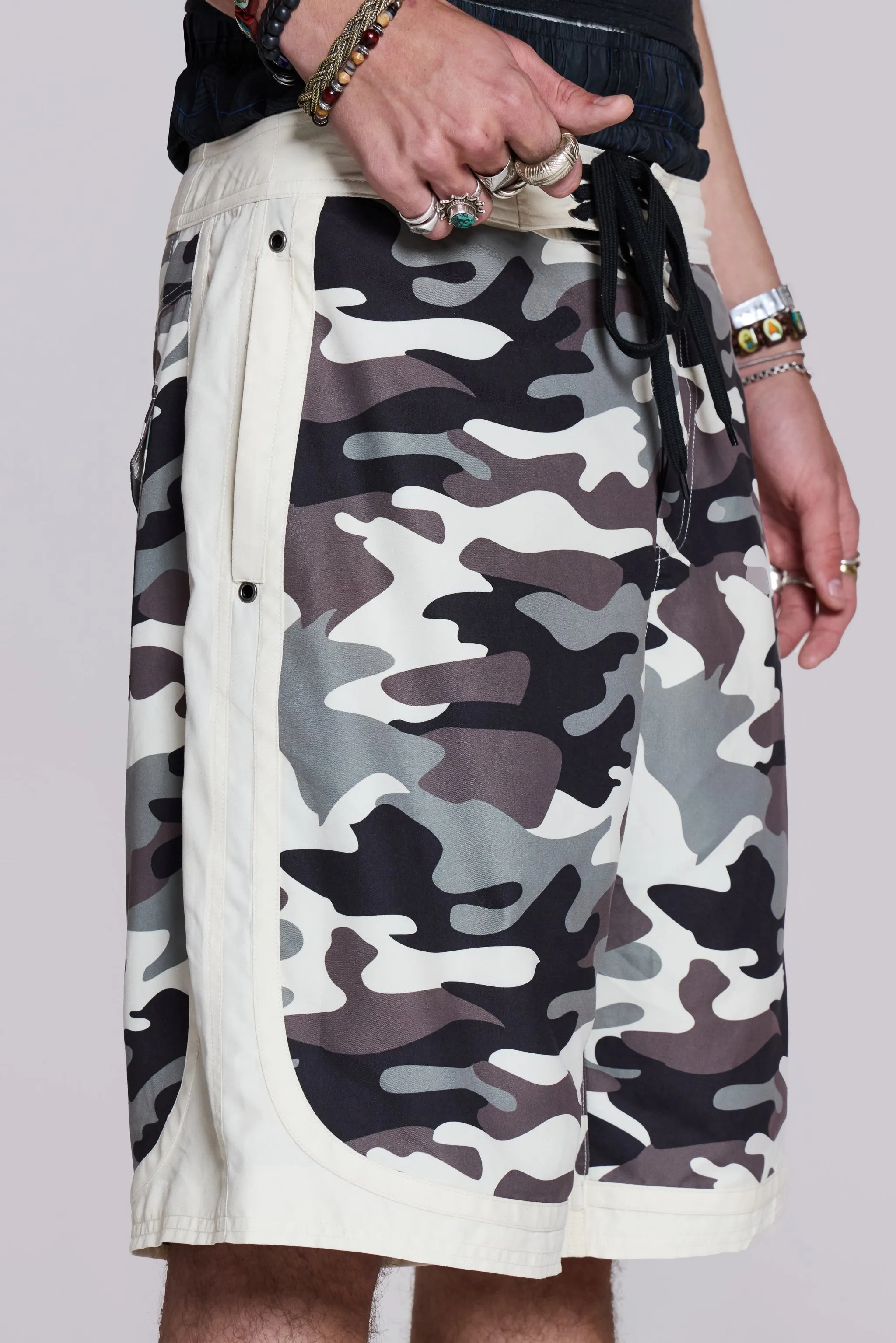 Washed Camo Board Shorts sold by Jaded London product image thumbnail 4