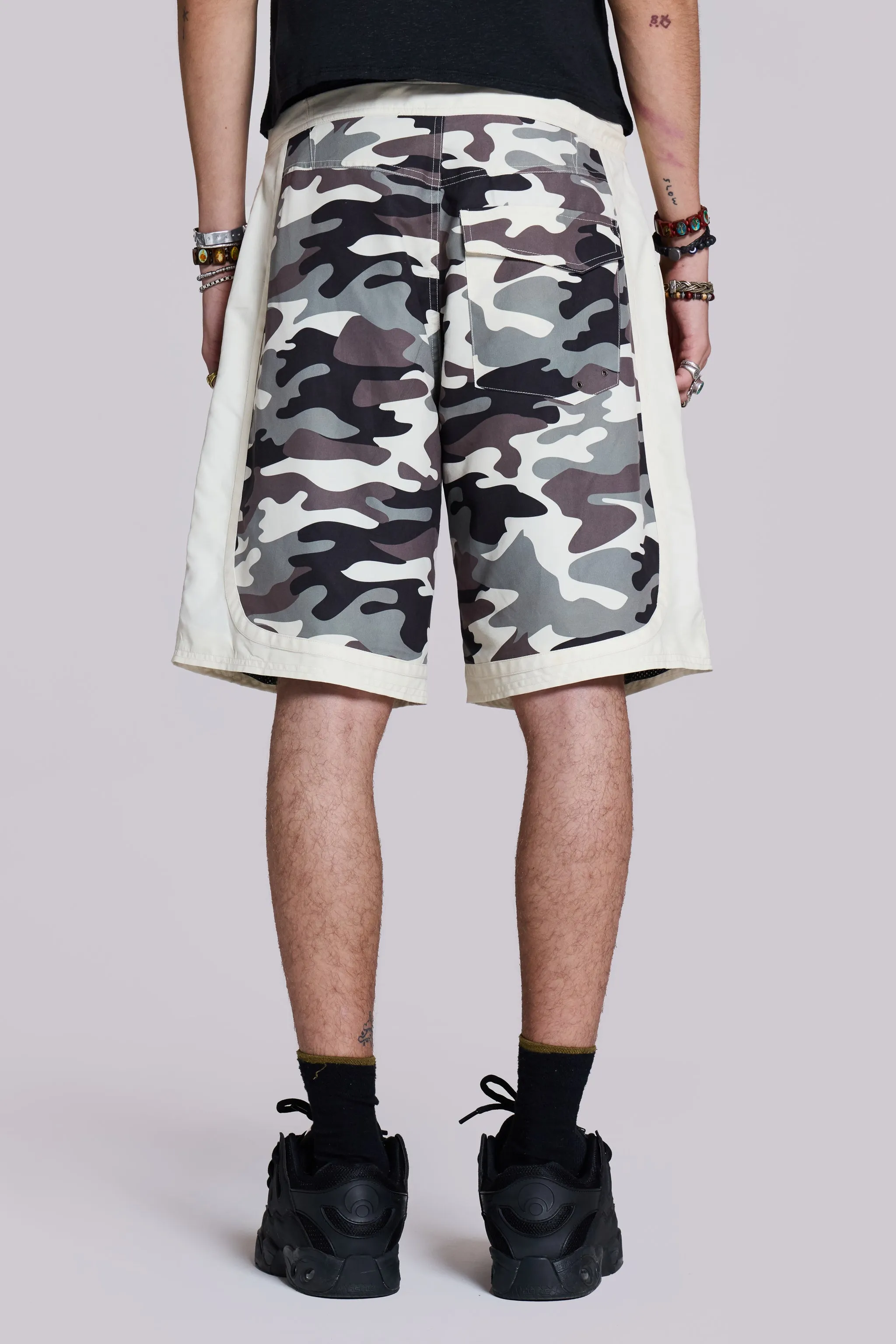 Washed Camo Board Shorts sold by Jaded London product image thumbnail 5