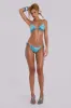 Melona Embellished Bikini Top in Java sold by Jaded London