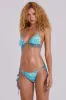 Melona Embellished Bikini Top in Java sold by Jaded London