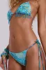 Melona Embellished Bikini Top in Java sold by Jaded London