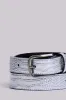 Silver Gator Belt sold by Jaded London