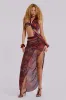 Sonora Asymmetric Maxi Dress sold by Jaded London