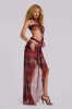 Sonora Asymmetric Maxi Dress sold by Jaded London