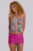 Mae Multiway Chainmail Skirt sold by Jaded London