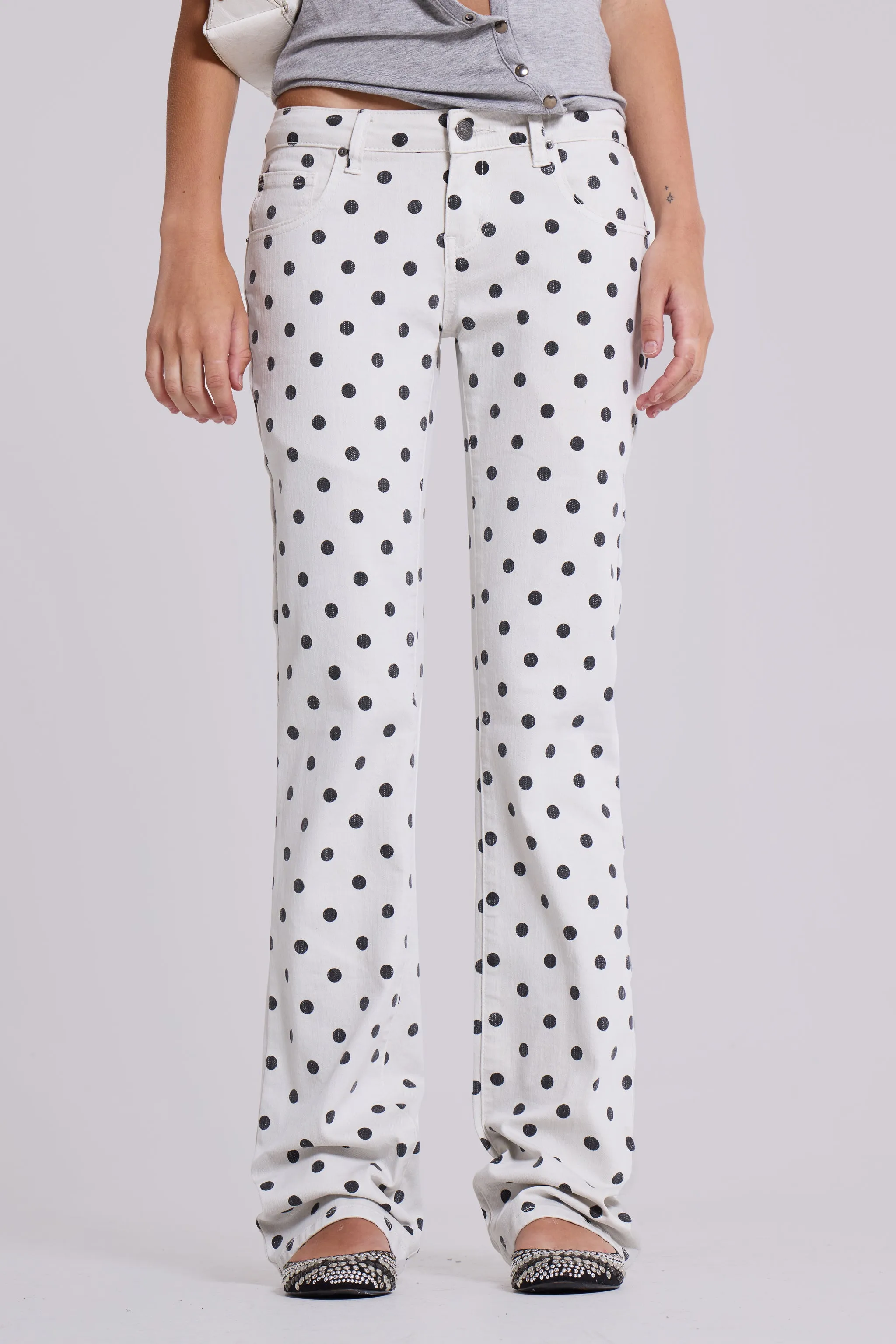 Aya Cooper Bootcut Jeans sold by Jaded London product image thumbnail 2