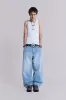 Blue Sapphire XL Colossus Jeans sold by Jaded London