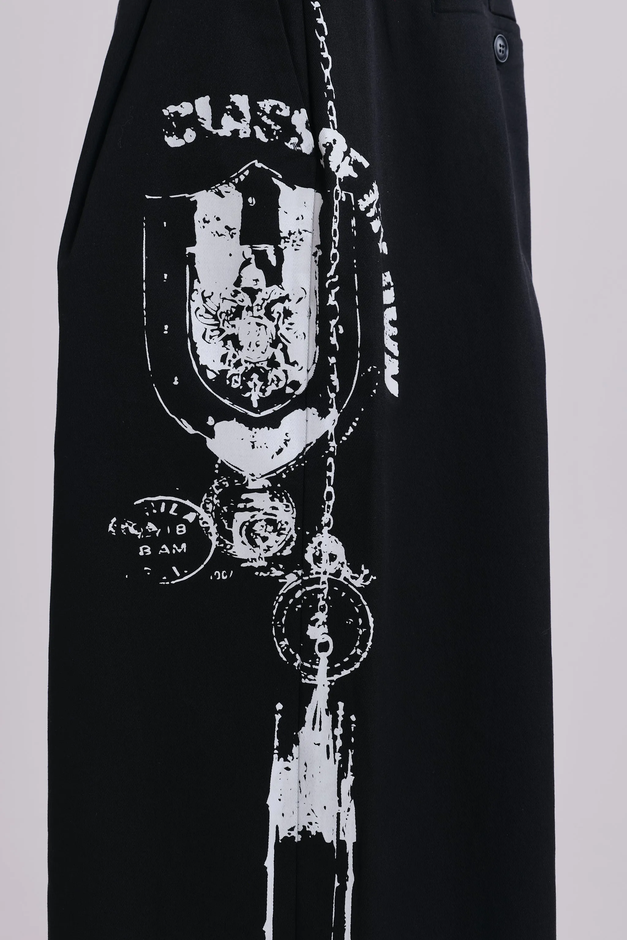 Black Printed XL Goliath Shorts sold by Jaded London product image thumbnail 4
