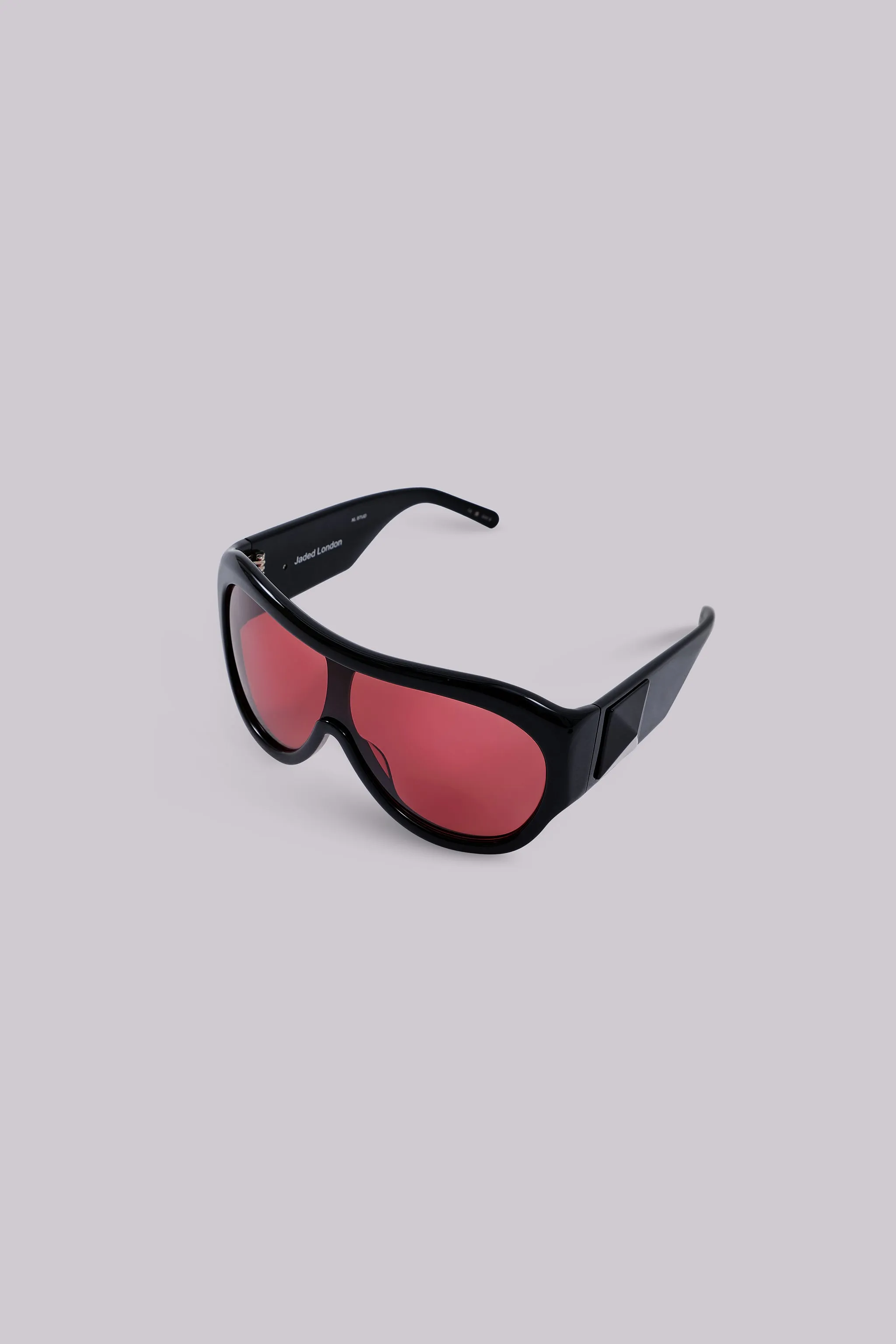 Noctra XL Stud Sunglasses in Damson sold by Jaded London product image thumbnail 2