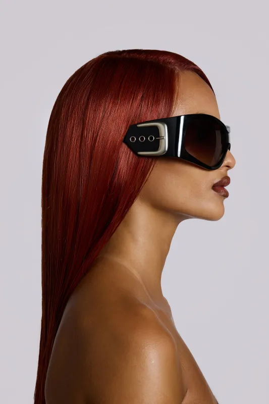 Alva Sunglasses in Black sold by Jaded London