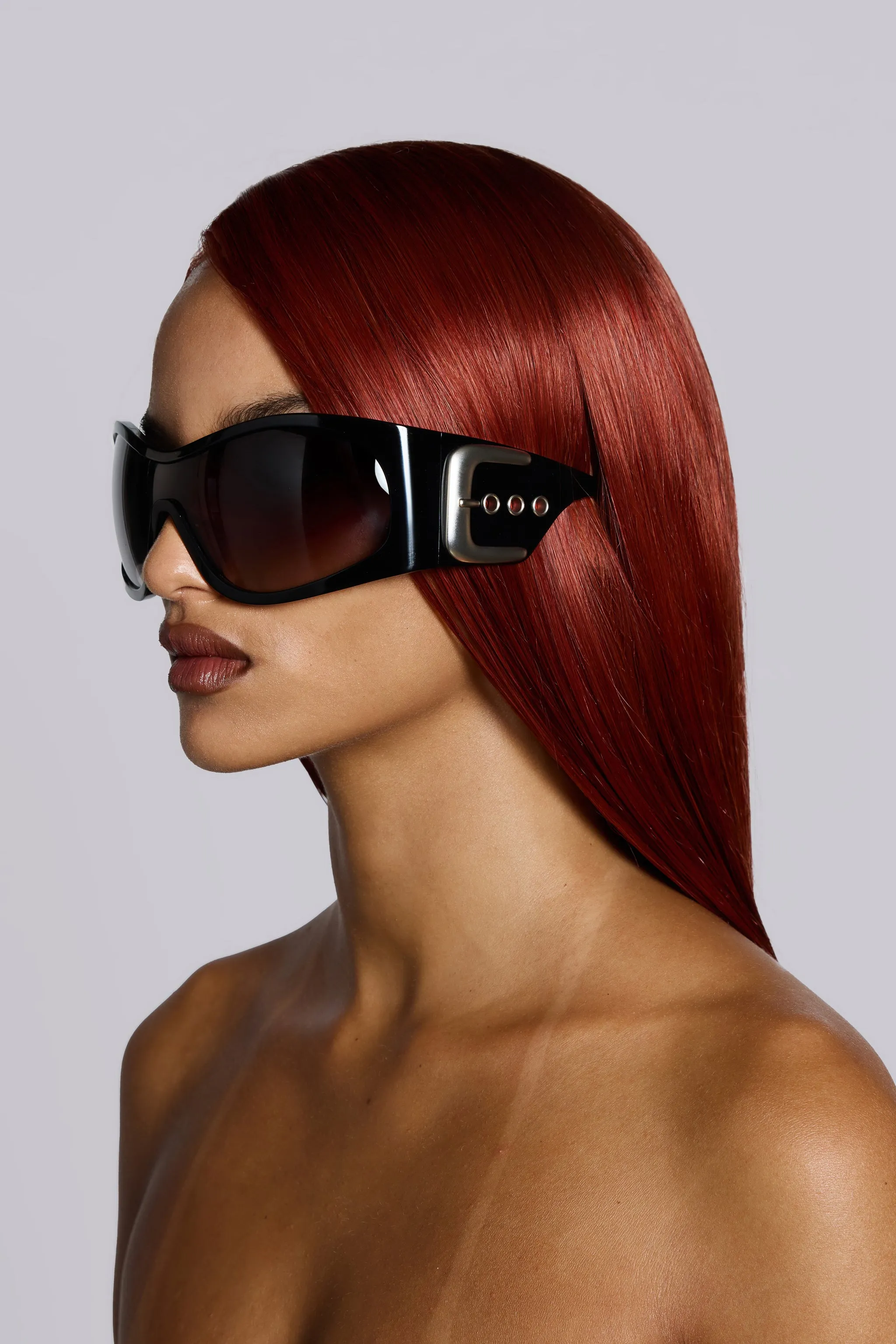 Alva Sunglasses in Black sold by Jaded London product image thumbnail 4