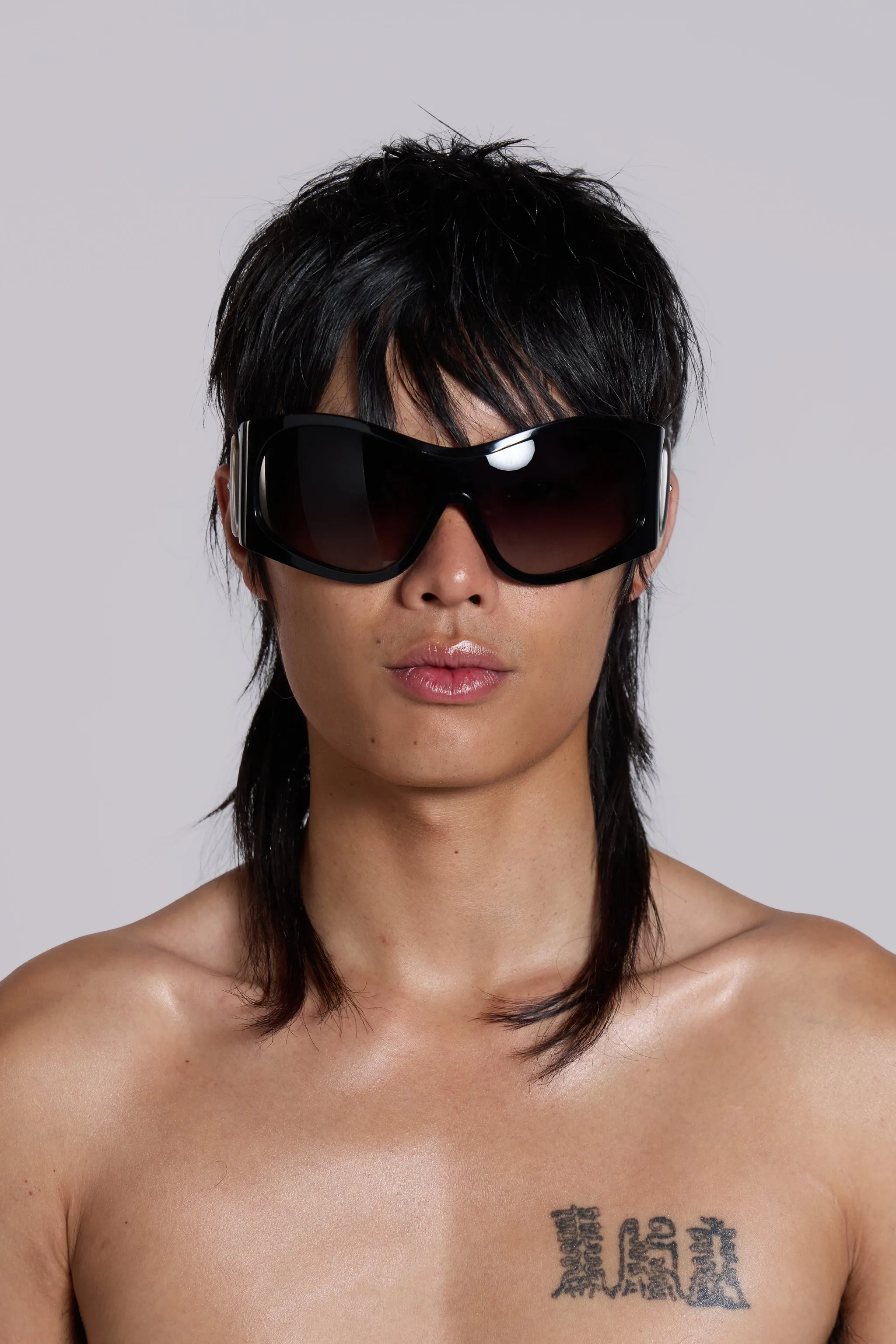 Alva Sunglasses in Black sold by Jaded London
