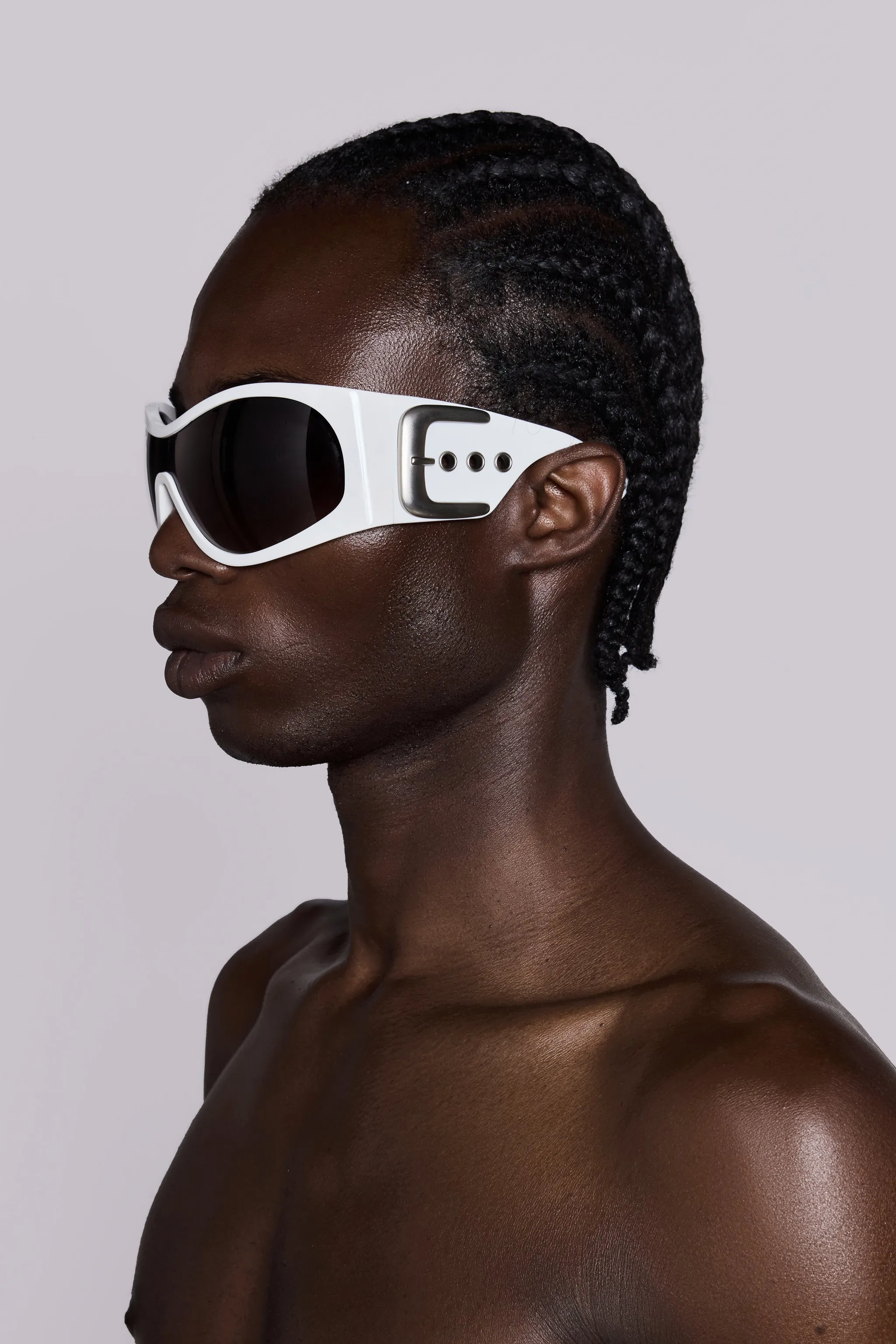 Alva Sunglasses in White sold by Jaded London product image thumbnail 5
