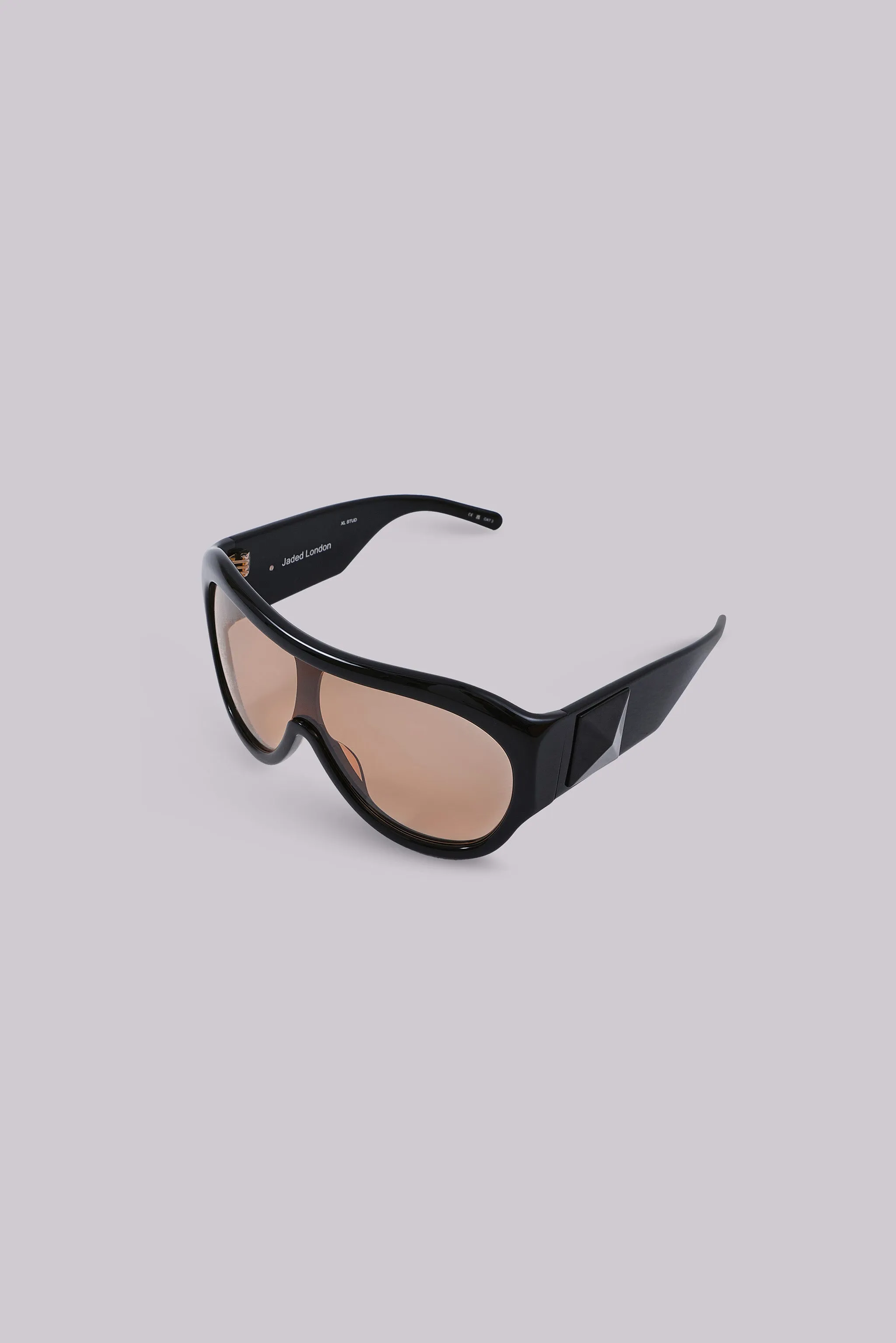 Noctra XL Stud Sunglasses in Amber sold by Jaded London product image thumbnail 2
