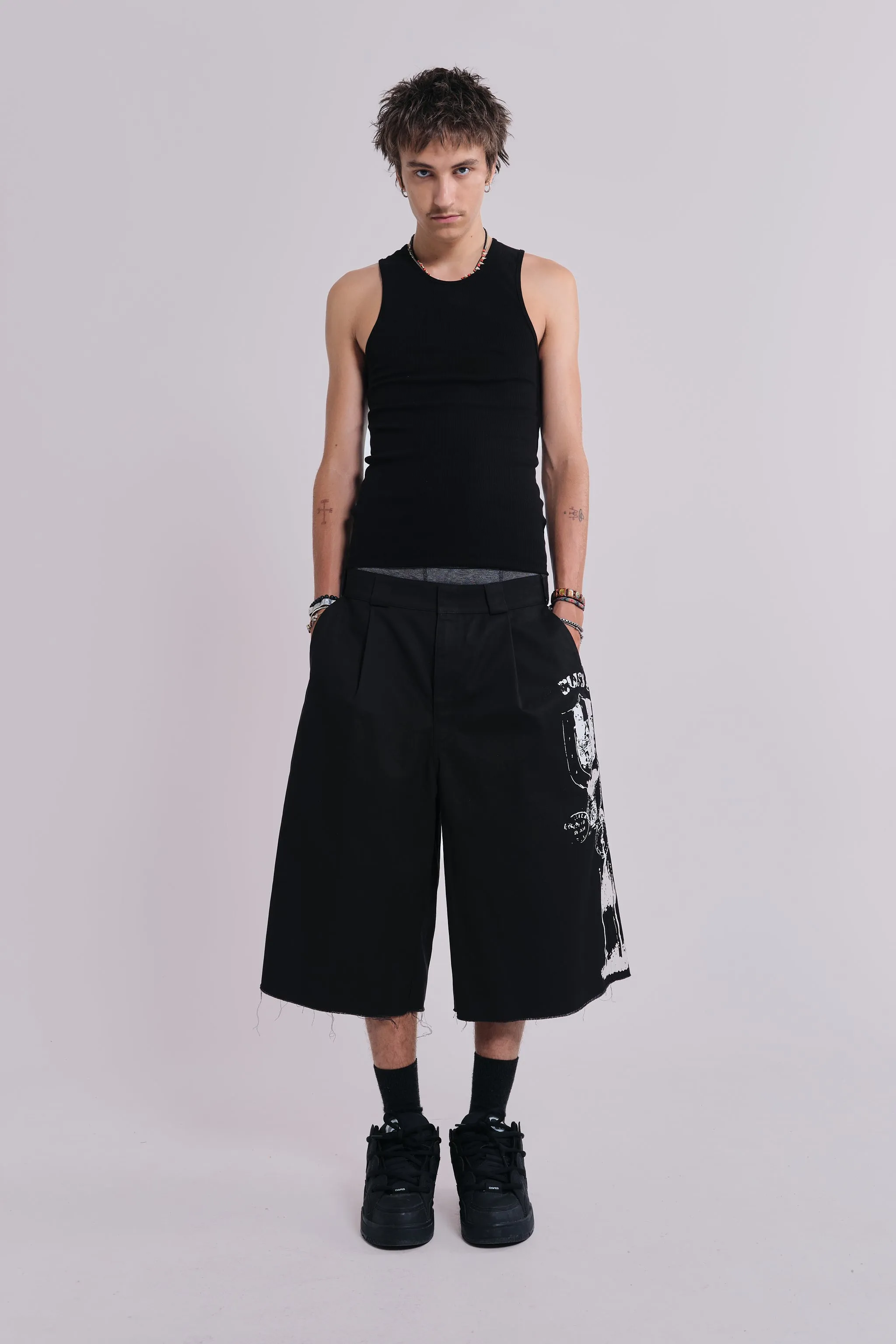 Grave XL Goliath Shorts sold by Jaded London