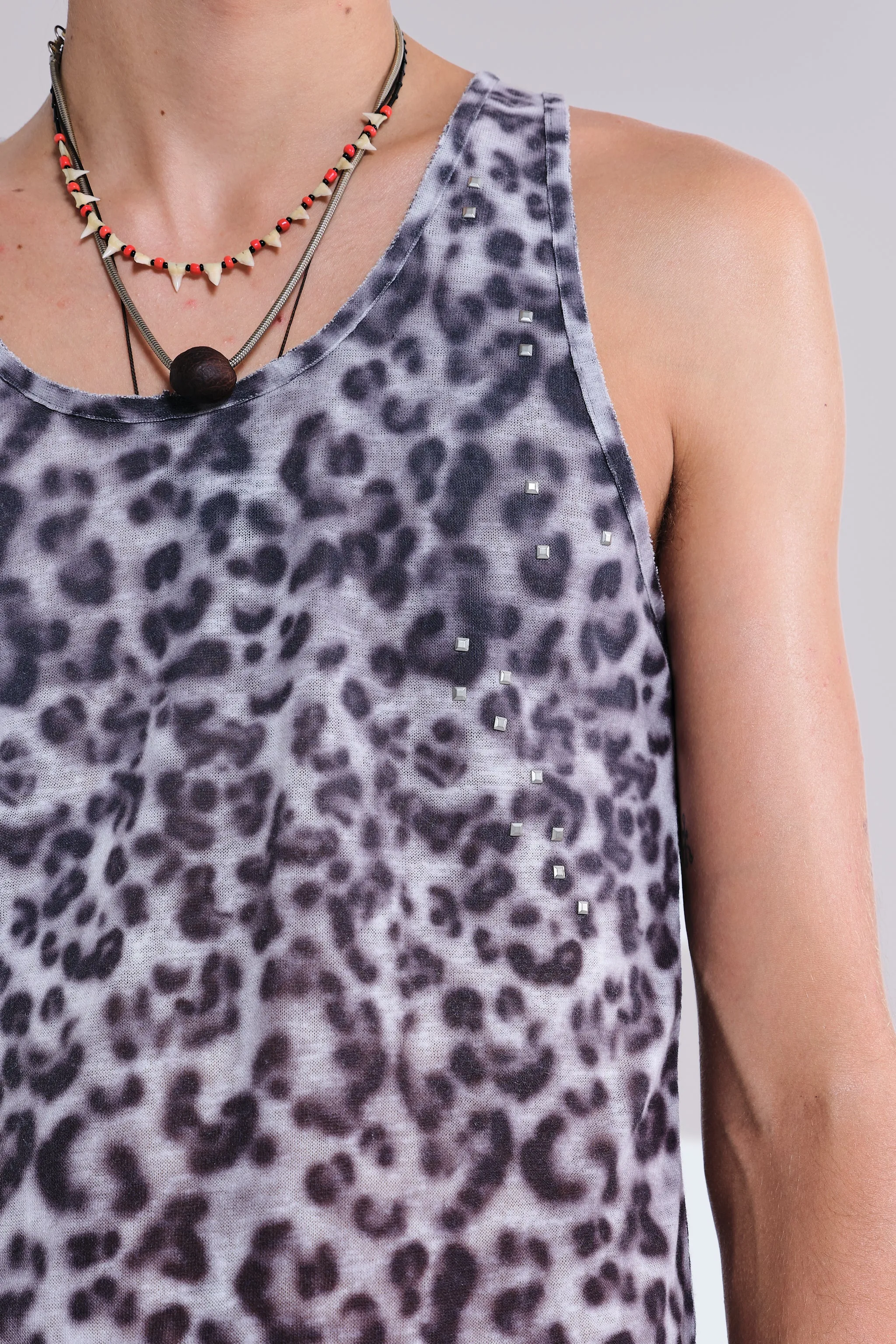 Airbrush Leopard Vest sold by Jaded London product image thumbnail 5