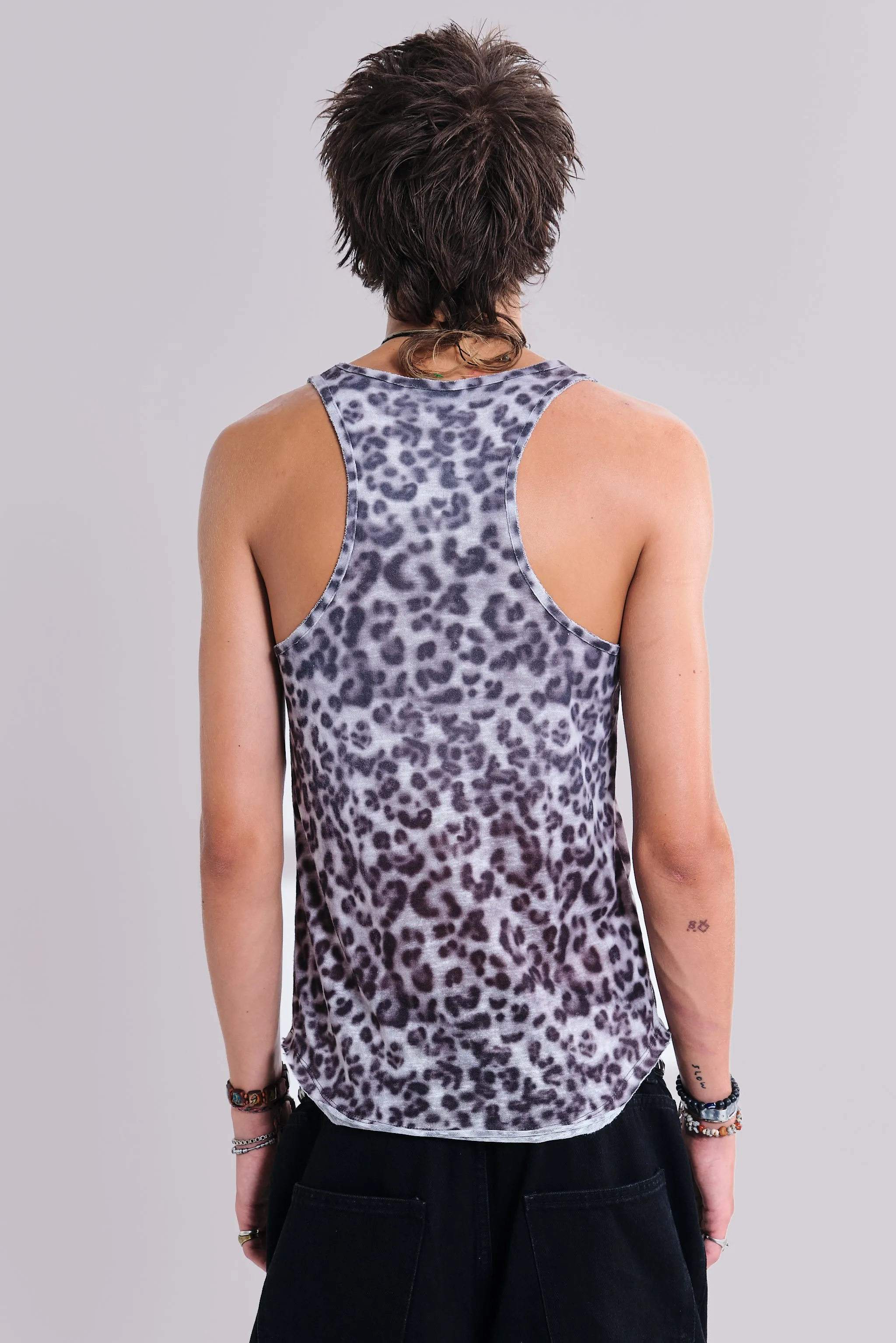 Airbrush Leopard Vest sold by Jaded London product image thumbnail 4