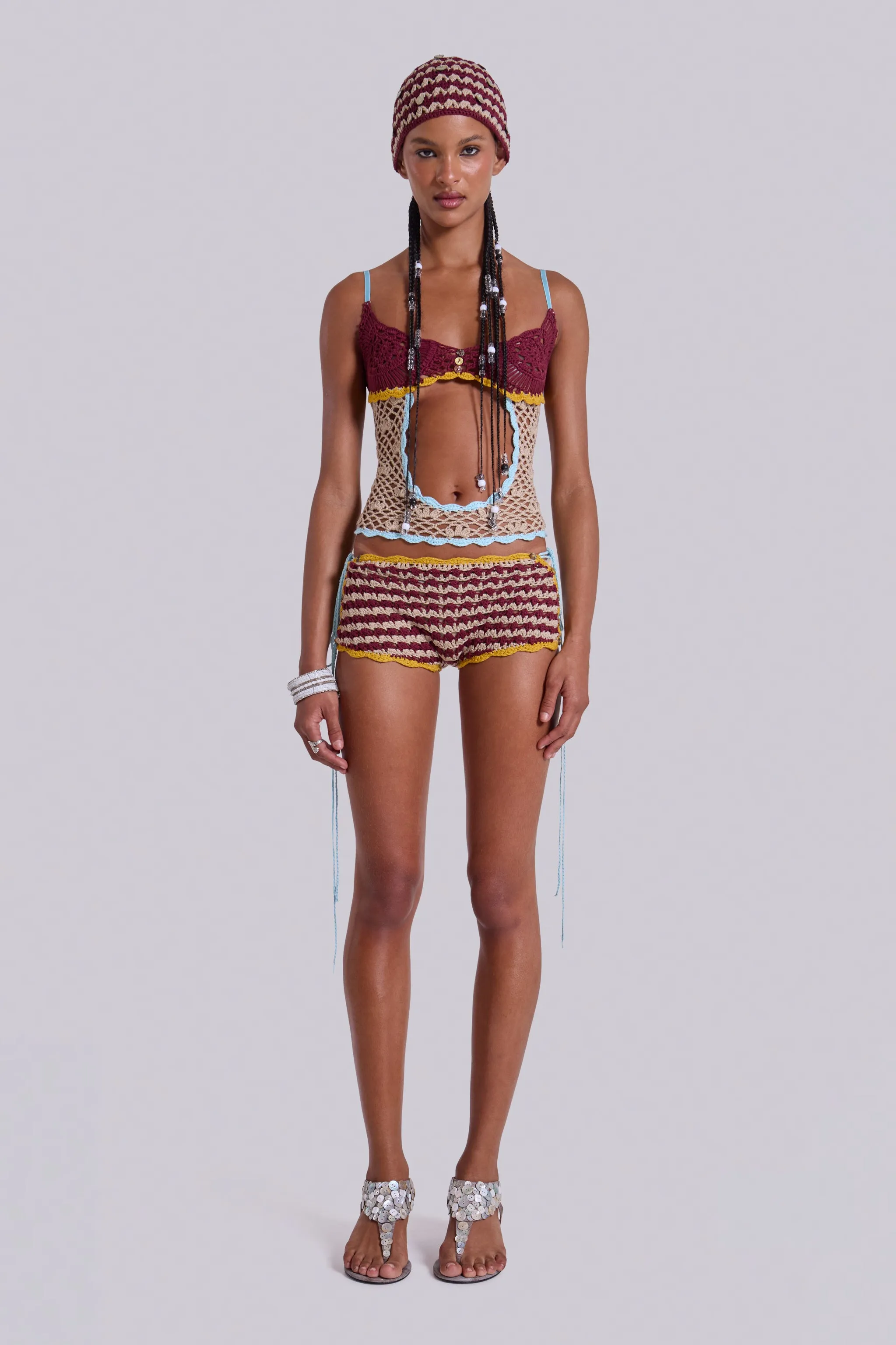 Kalani Cut Out Crochet Top sold by Jaded London product image thumbnail 4