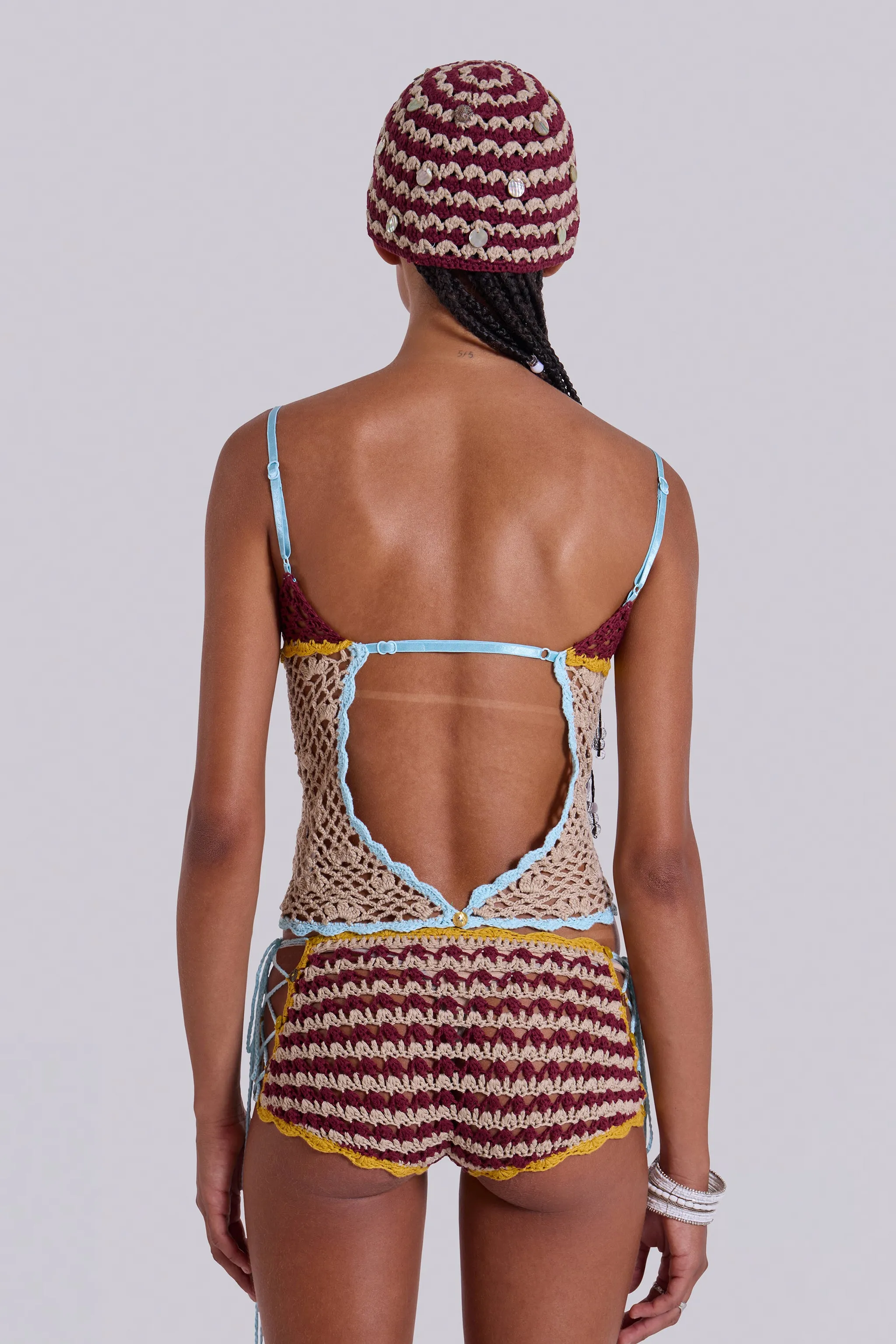 Kalani Cut Out Crochet Top sold by Jaded London product image thumbnail 3