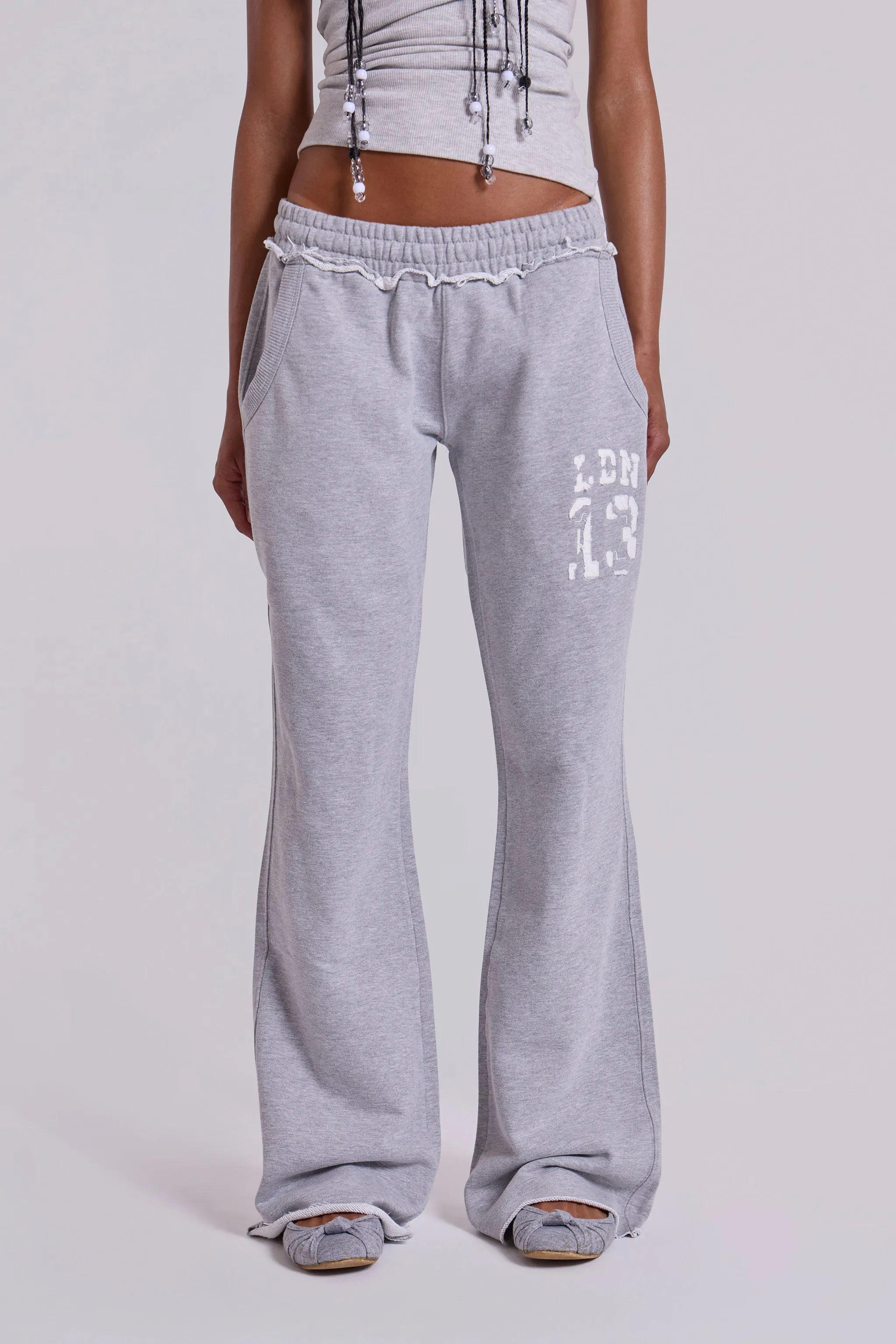 13 Grey Marl Slim Monster Joggers sold by Jaded London product image thumbnail 2