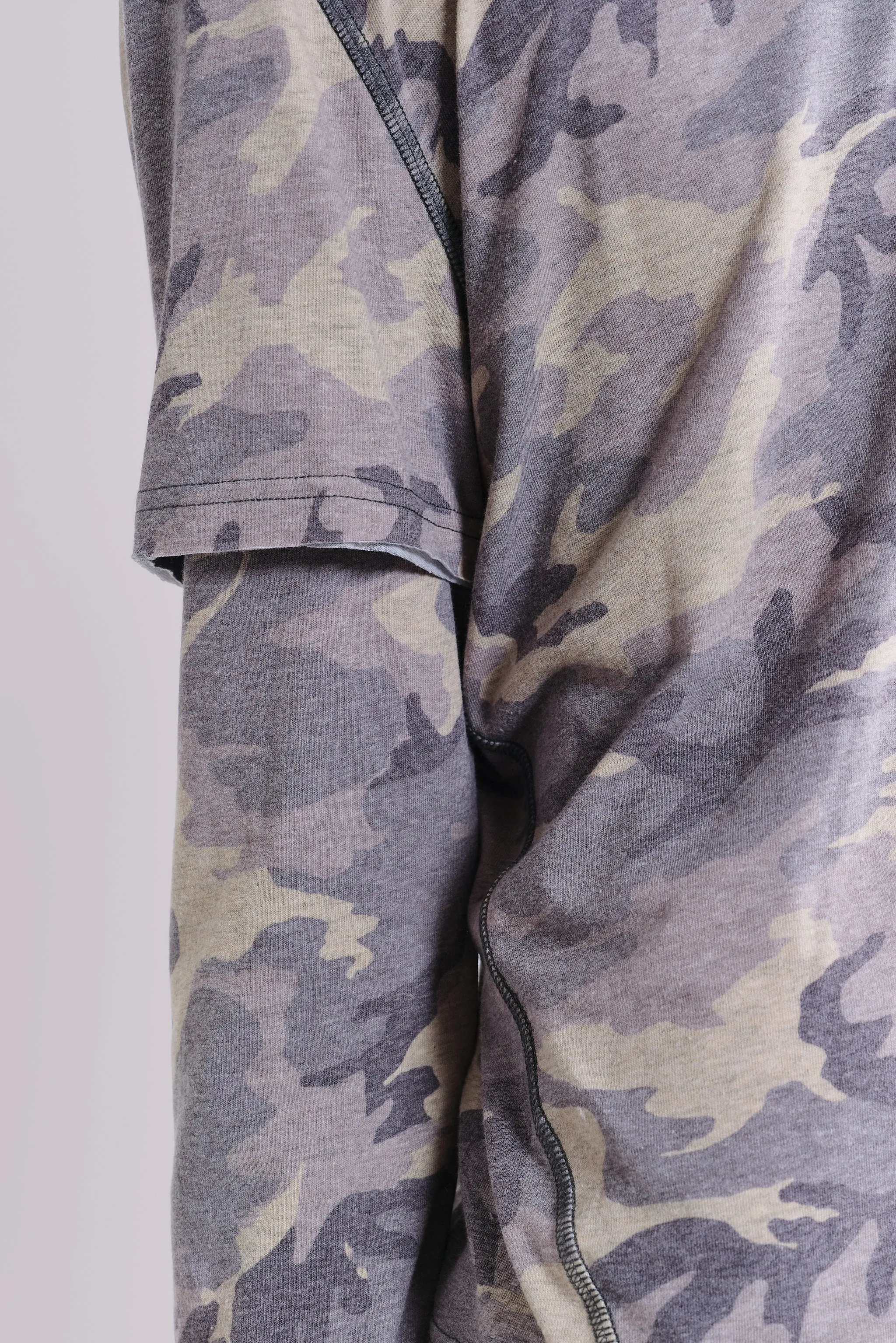 Guerilla Double Layer Long Sleeve T-Shirt sold by Jaded London product image thumbnail 2