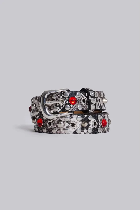 Silver Mamba Belt sold by Jaded London