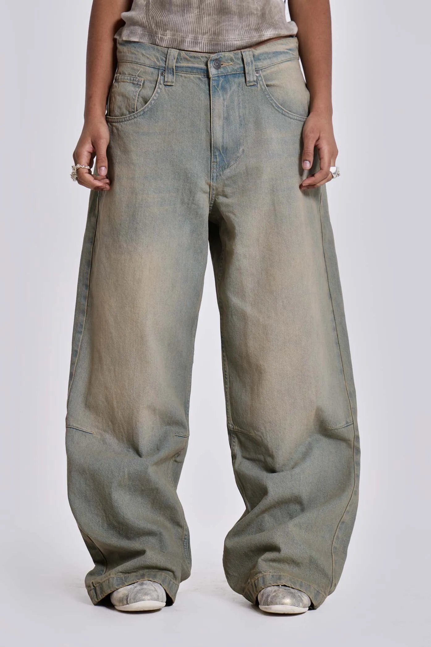 Light Wash Colossus Jeans sold by Jaded London product image thumbnail 2