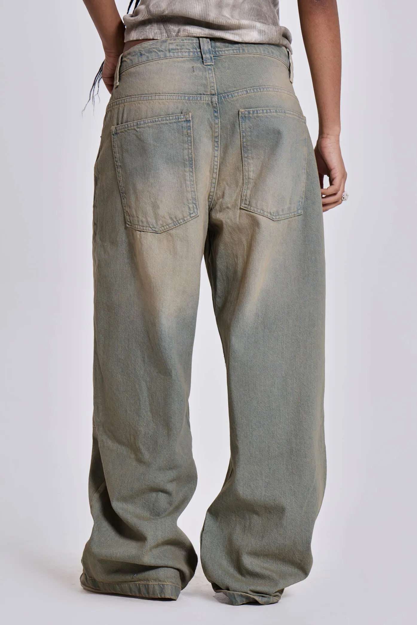 Light Wash Colossus Jeans sold by Jaded London product image thumbnail 4