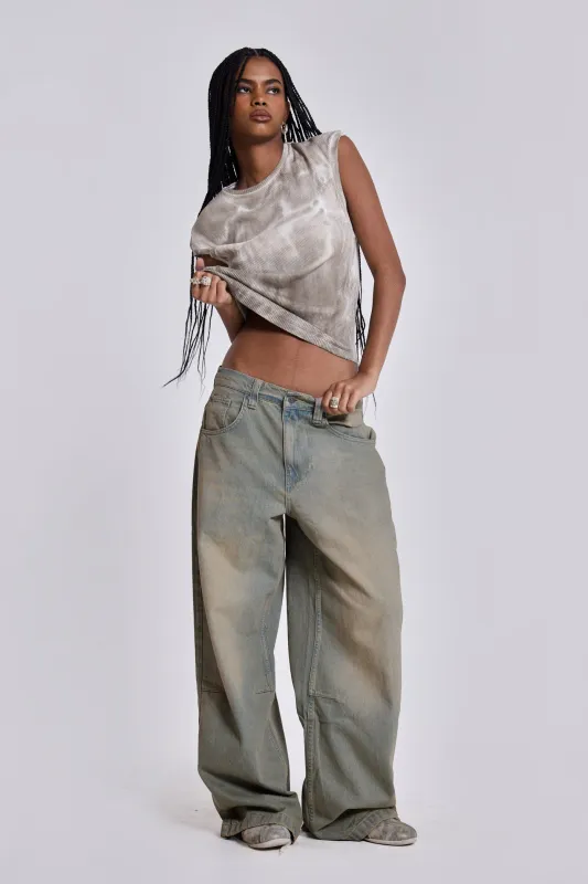 Light Wash Colossus Jeans sold by Jaded London