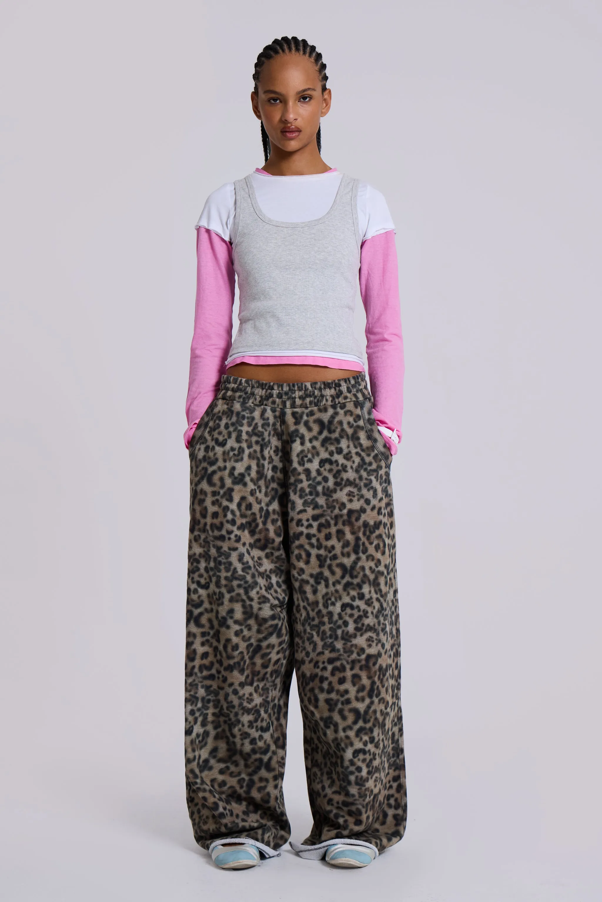 Airbrush Leopard Monster Joggers sold by Jaded London product image thumbnail 5