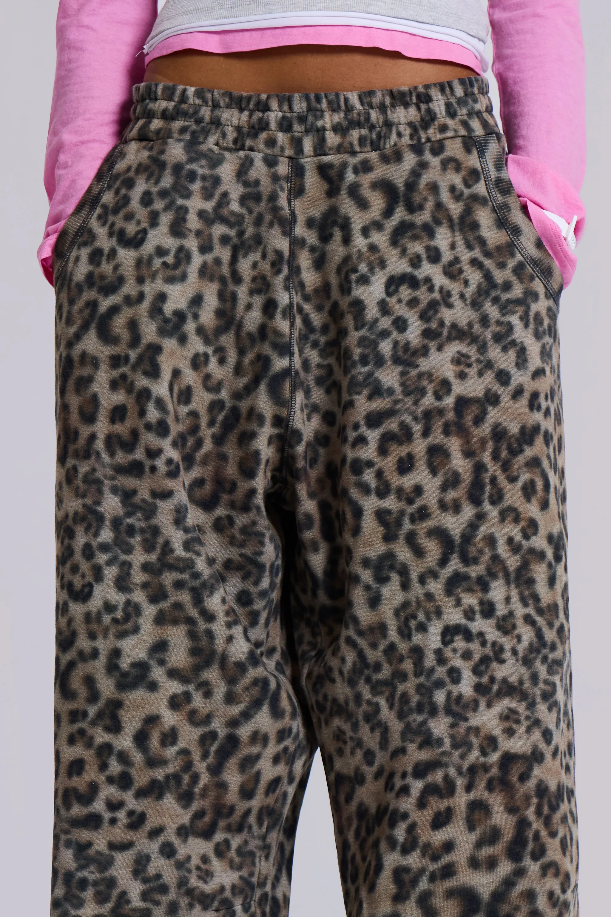 Airbrush Leopard Monster Joggers sold by Jaded London product image thumbnail 4