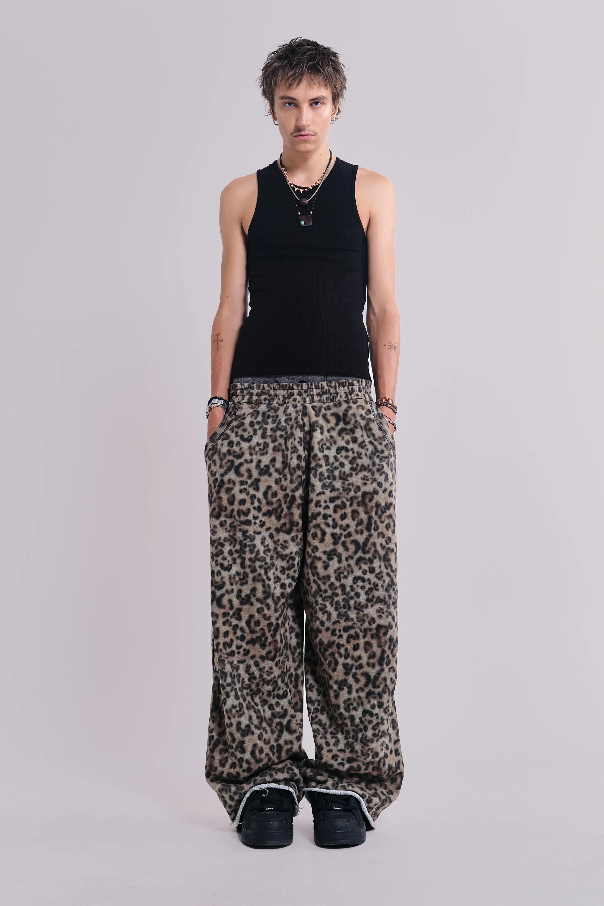 Airbrush Leopard Monster Joggers sold by Jaded London product image thumbnail 2