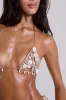 Anatase Crochet Bikini Top with Hanging Shells sold by Jaded London