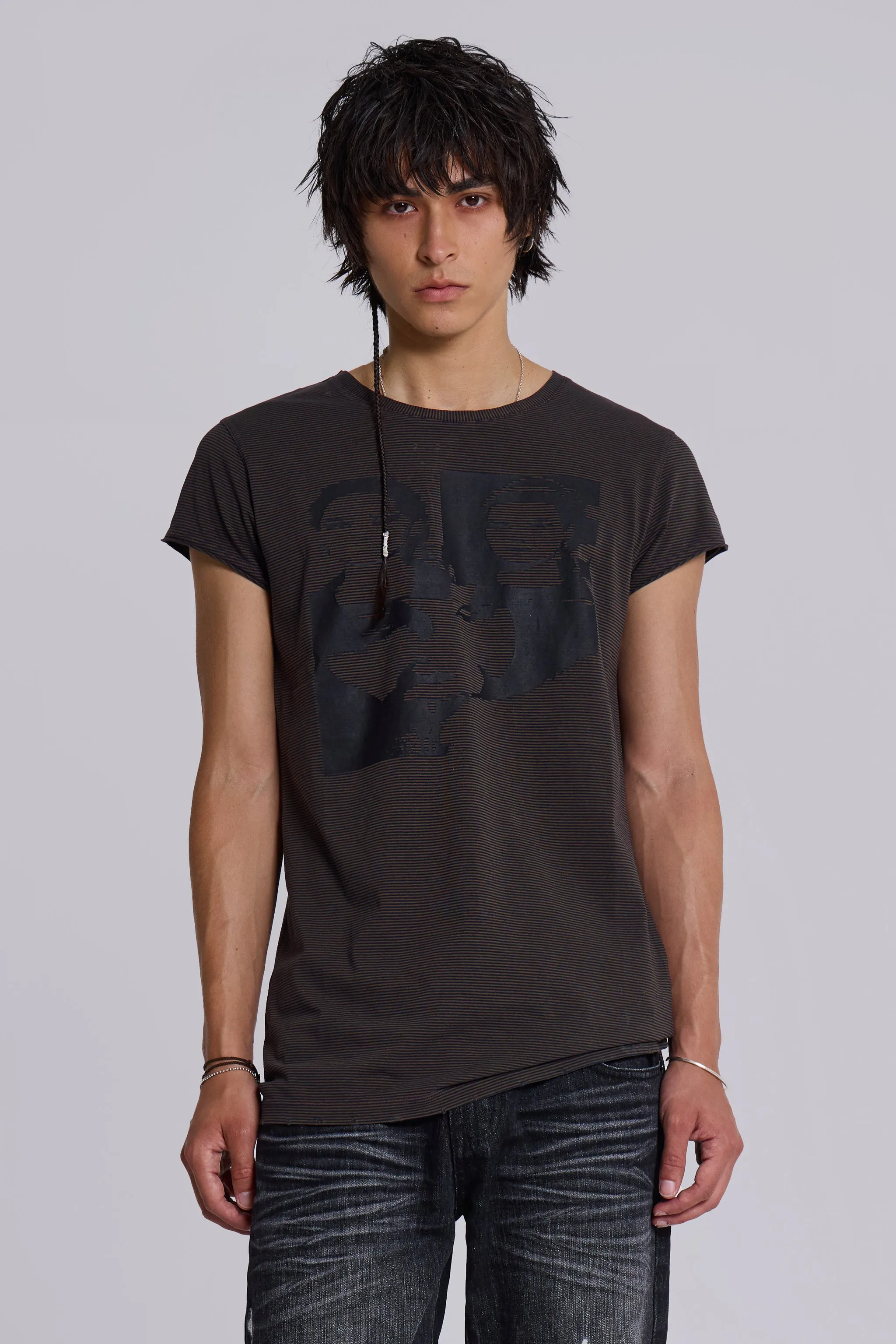 Vampire Stripe T-Shirt sold by Jaded London