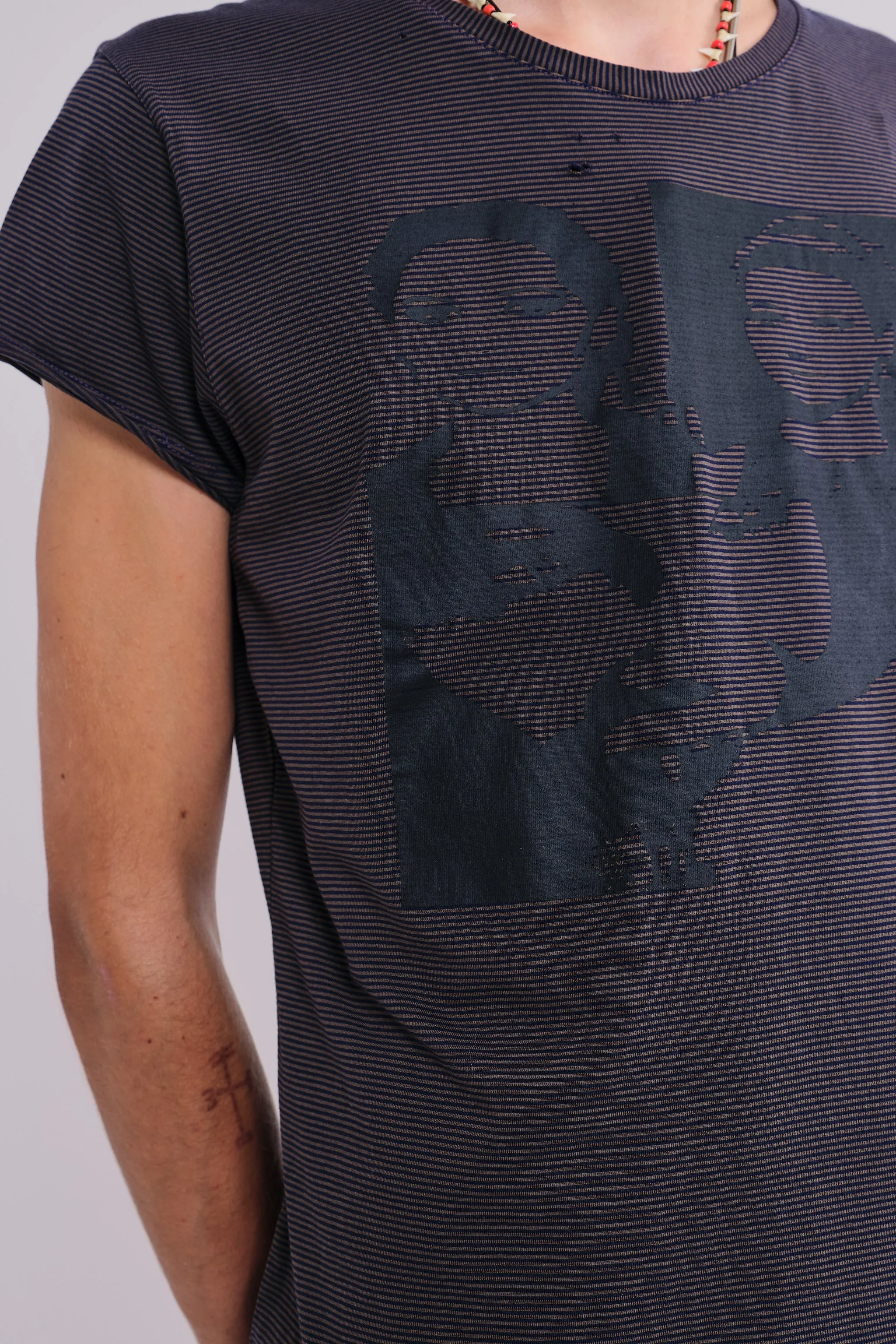 Vampire Stripe T-Shirt sold by Jaded London product image thumbnail 5