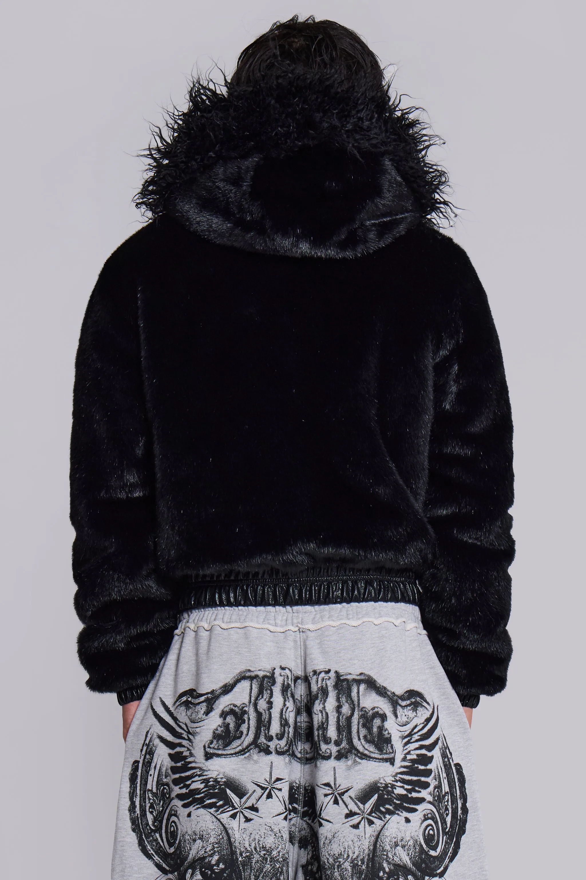 Raven Faux Fur Jacket sold by Jaded London product image thumbnail 3