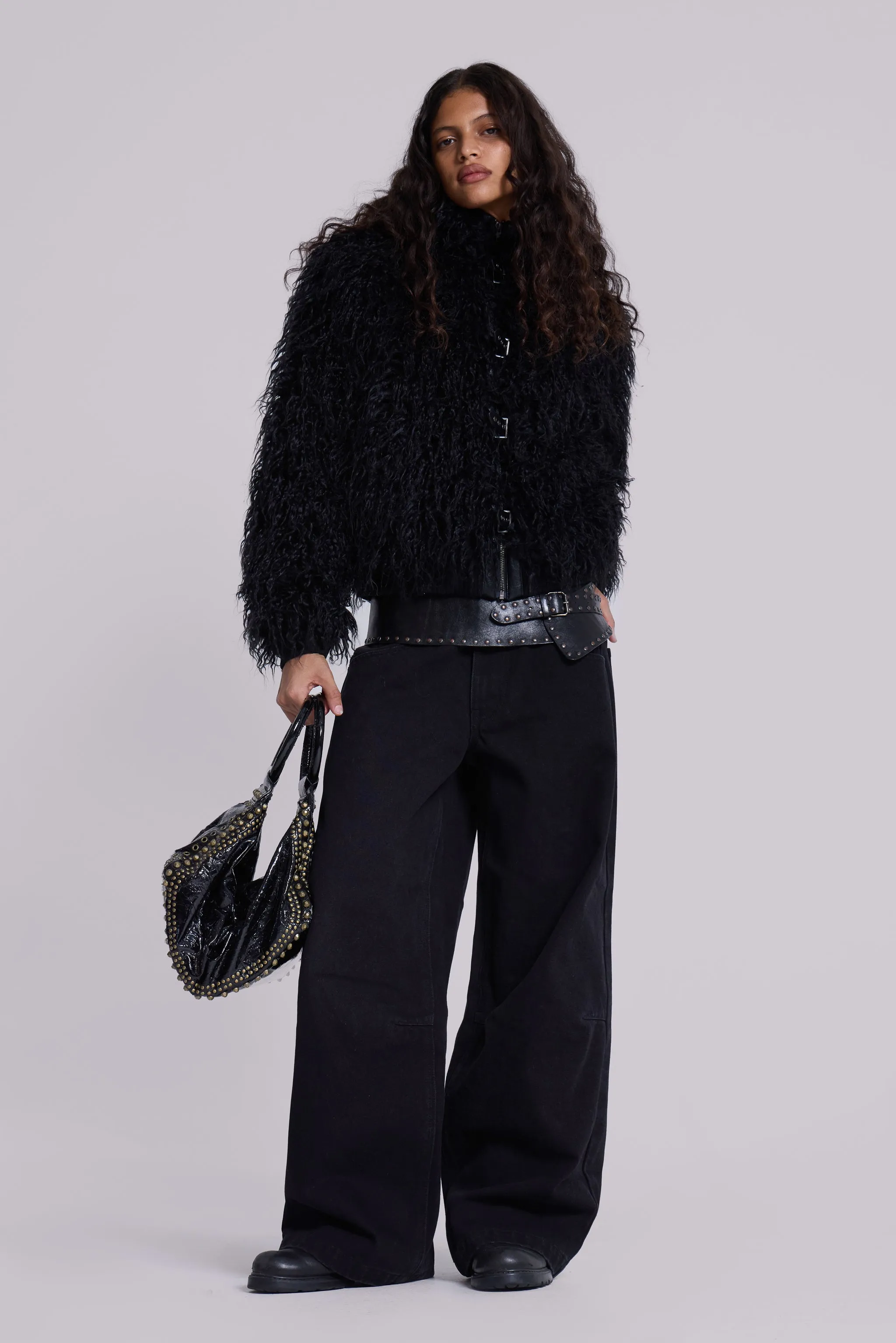 Black Matte Mendoza Jacket sold by Jaded London product image thumbnail 2