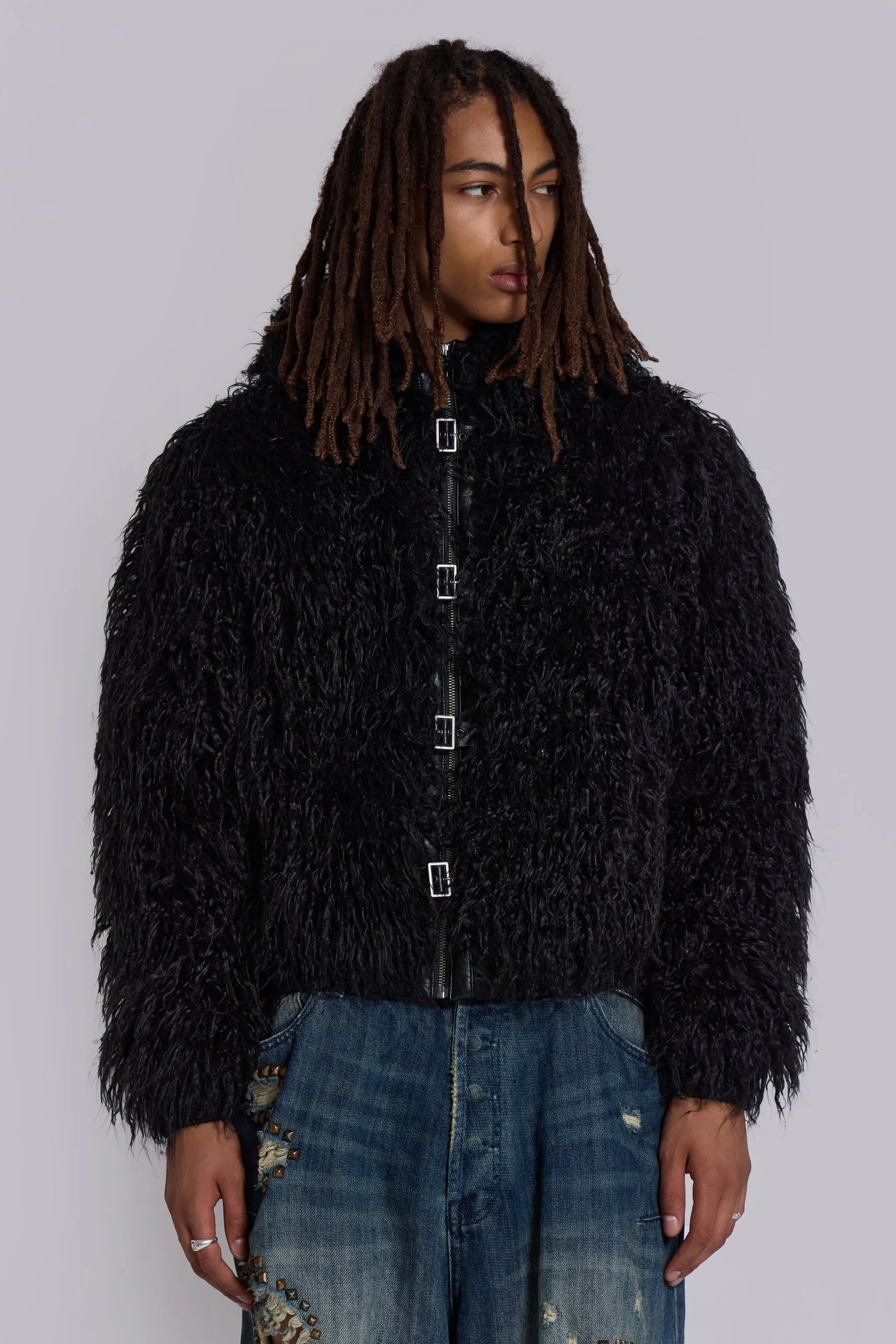 Black Matte Mendoza Jacket sold by Jaded London product image thumbnail 5