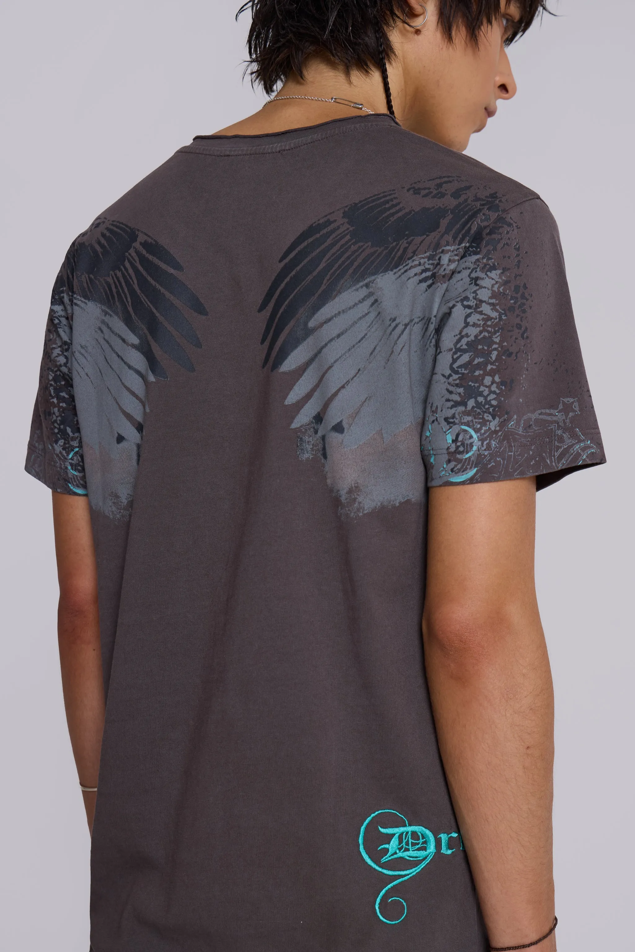 Dream V-Neck T-Shirt sold by Jaded London product image thumbnail 4
