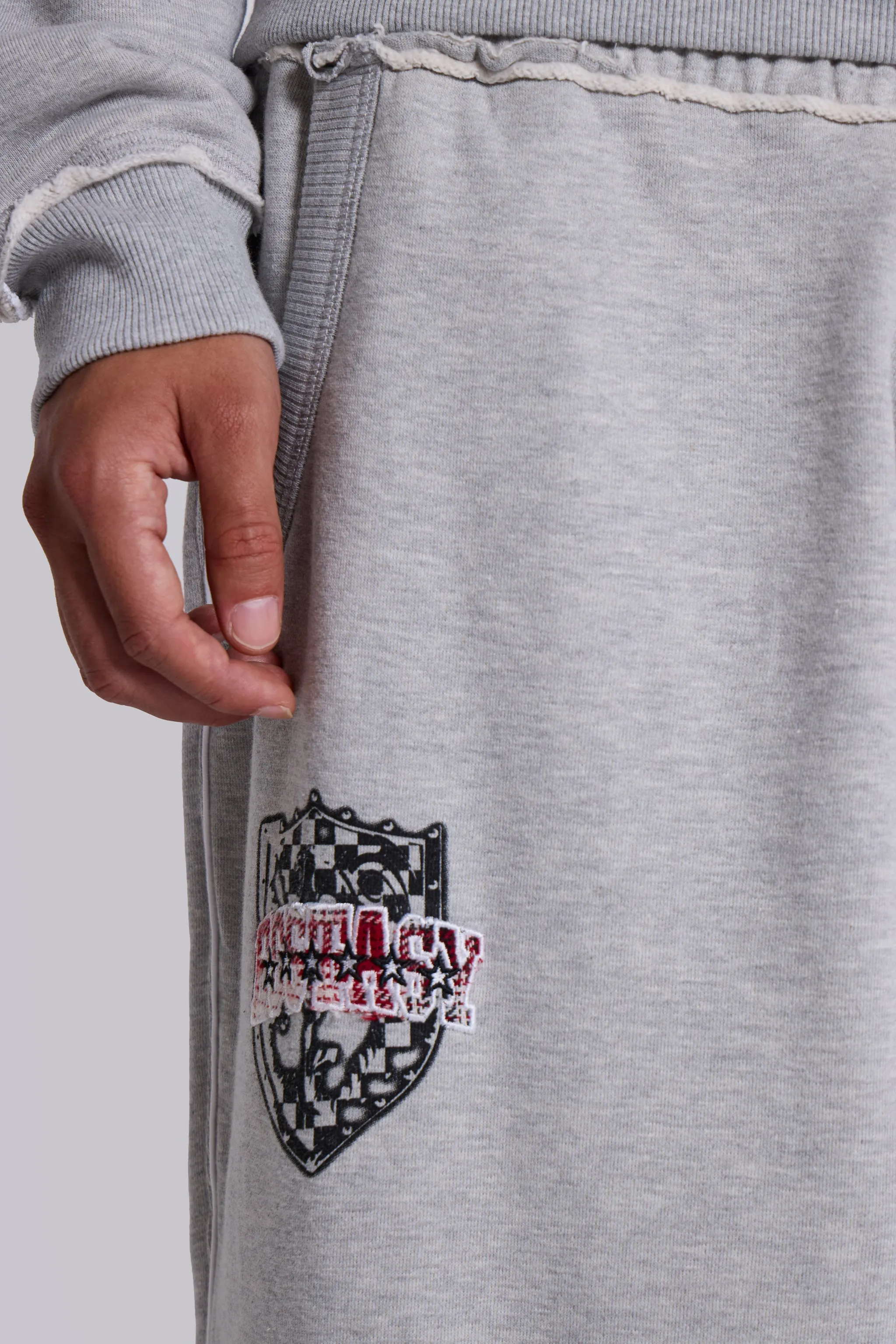 Grey Tempo Monster Joggers sold by Jaded London product image thumbnail 4