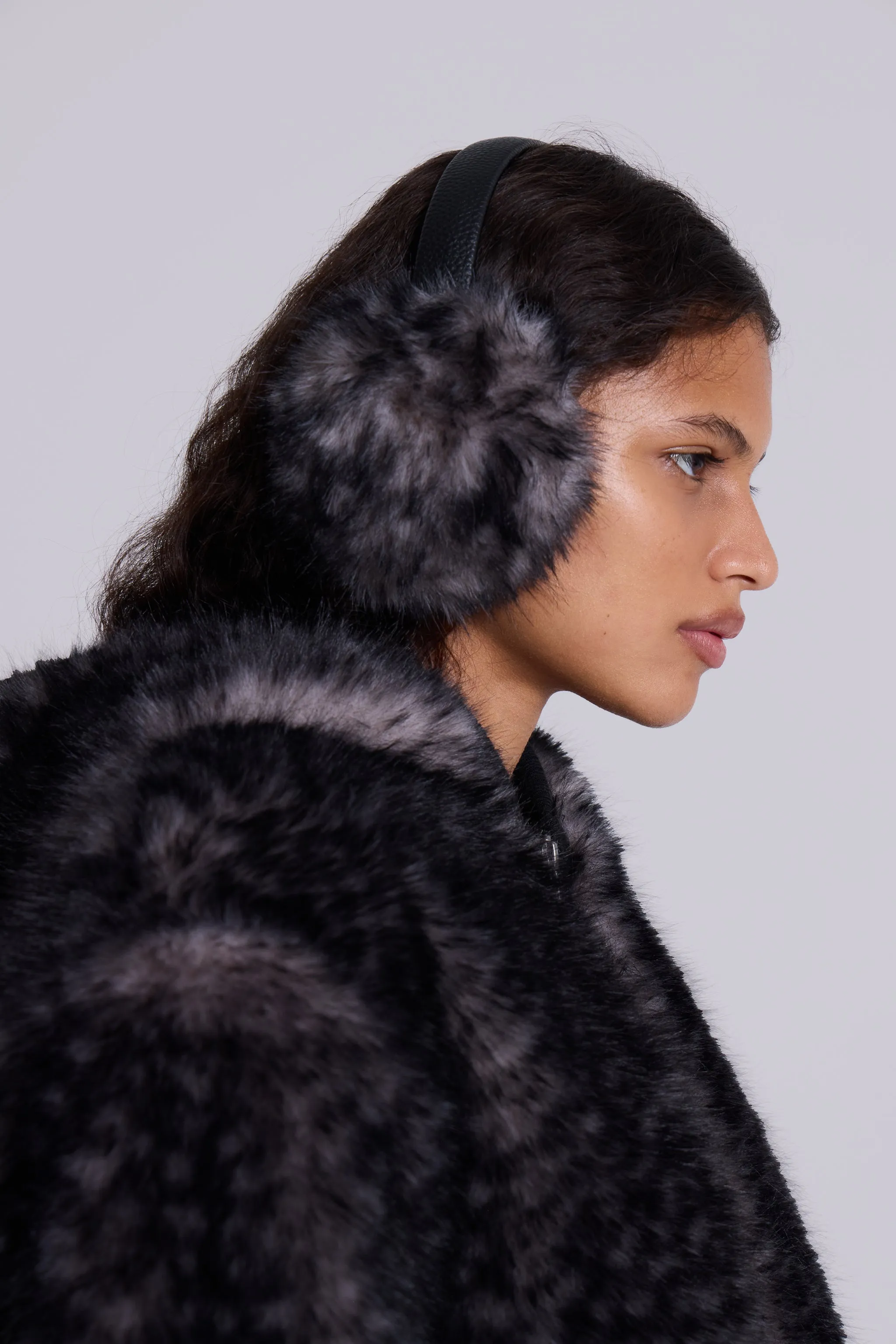 Biome Faux Fur Earmuffs sold by Jaded London