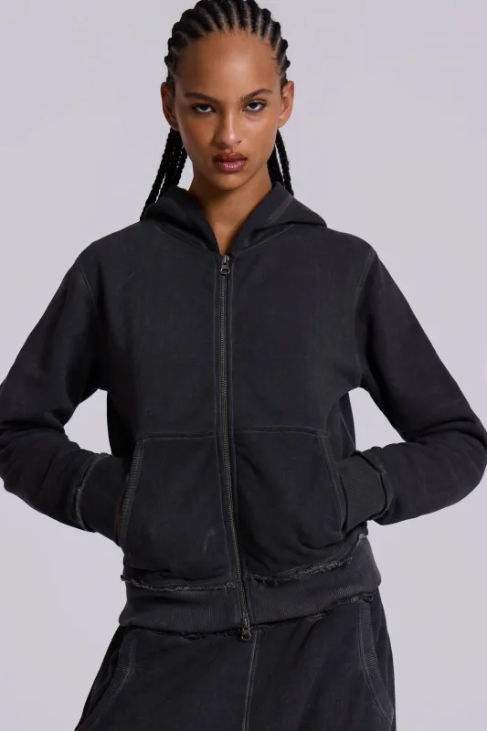 Anthracite Monster Hoodie sold by Jaded London