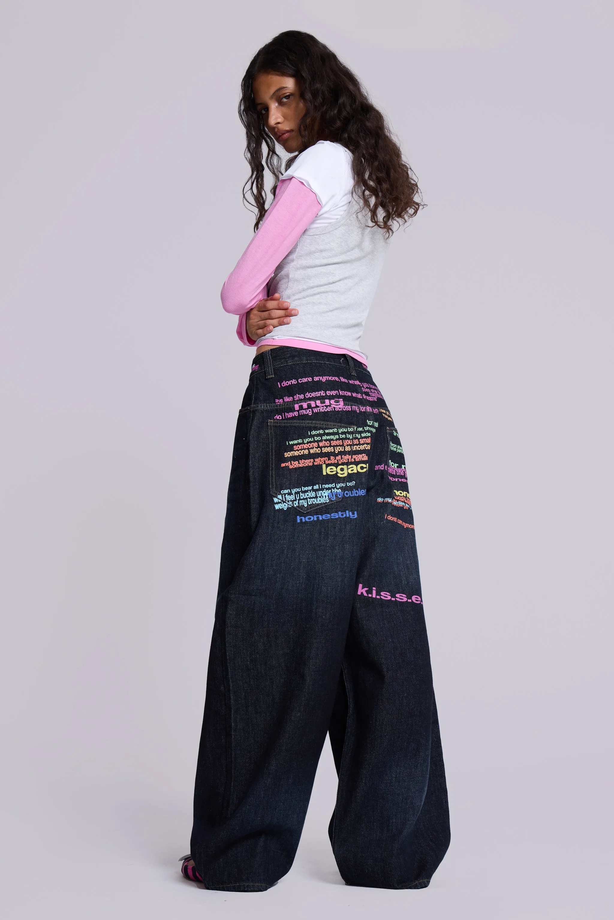 2013 Indigo XL Colossus Jeans sold by Jaded London