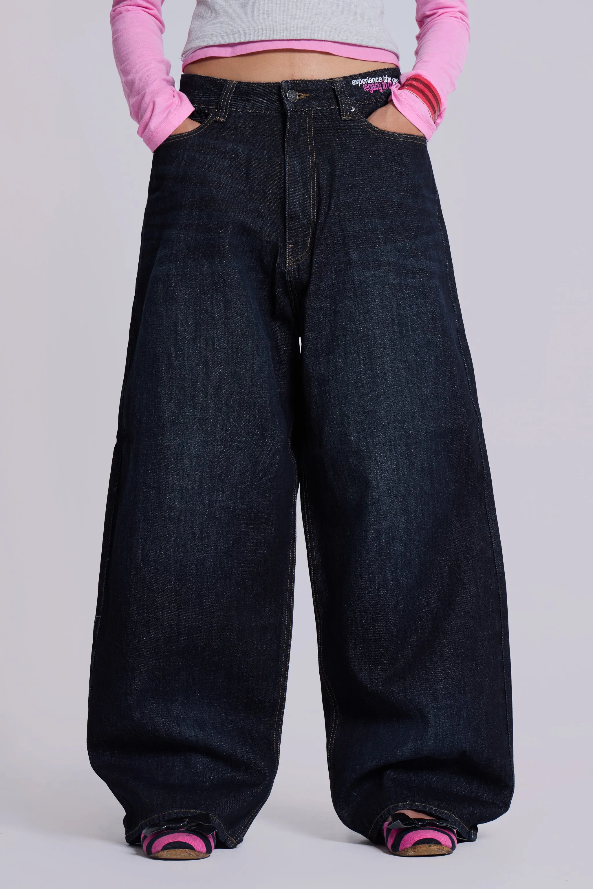 2013 Indigo XL Colossus Jeans sold by Jaded London product image thumbnail 5