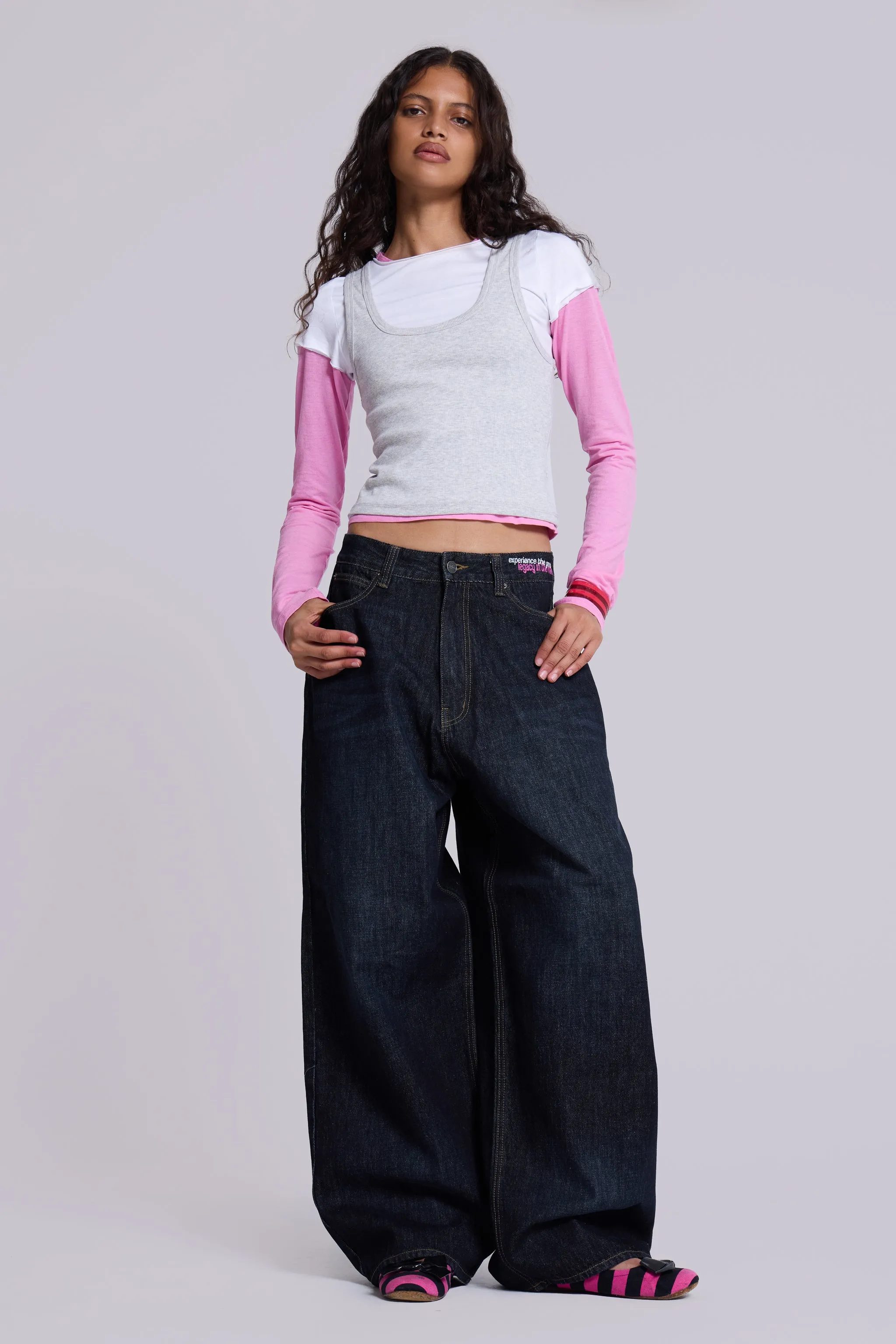 2013 Indigo XL Colossus Jeans sold by Jaded London product image thumbnail 3