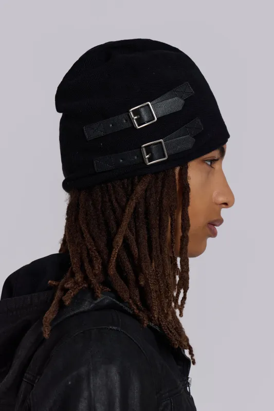 Elgin Buckle Beanie made by Jaded London