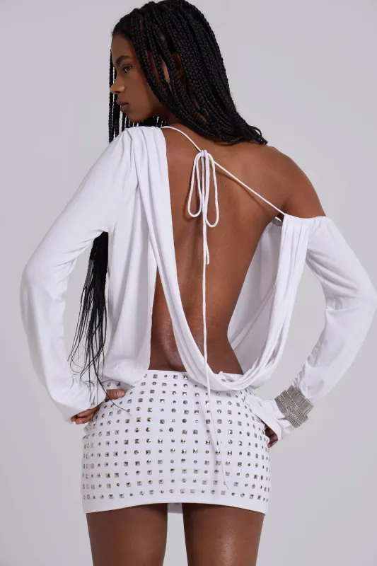 Arina Studded Mini Dress sold by Jaded London