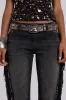 Amethyst Studded belt sold by Jaded London