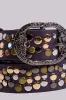 Amethyst Studded belt sold by Jaded London